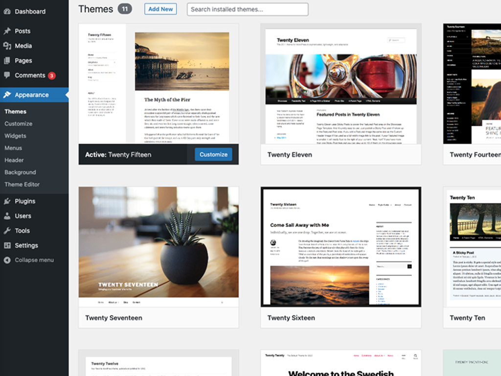 WordPress (เวิร์ดเพรสส์) เว็บไซต์
