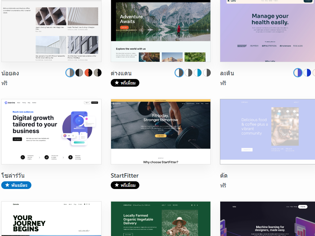 WordPress (เวิร์ดเพรสส์) ไม่ต้องเสียรายปี